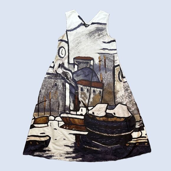 DIGS New York Venice Print Maxi Dress One Size - Summer / Flowy / Lightweight - Picture 1 of 3